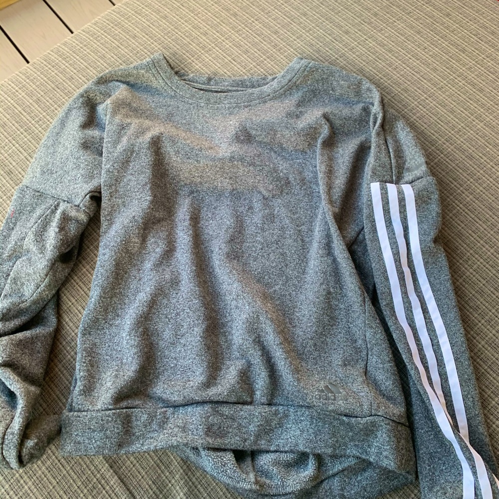 Gray Adidas Sweatshirt